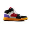 Pantofi sport dama, High-Sneakers, MENZ®, piele ecologica, multicolor