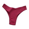 Chiloti brazilieni dama, MENZ®, model PANTY, bumbac/elastan, visiniu