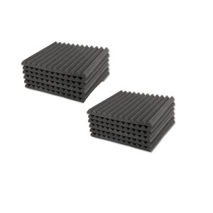 Burete acustic si izolator fonic, set 12 bucati, MENZ®, 300mm x 300mm X 250 mm, pentru Studio, Cinema, Home Cinema, Club, Bar, Restaurant, Birouri, Locuinte, Boxe si incinte