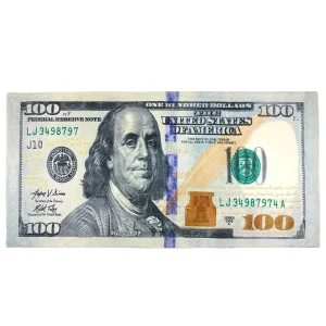 Prosop plaja, MENZ, model Dollar USA, 70 x 140 cm, multicolor