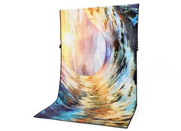 Prosop de plaja, MENZ®, Surfing, 175 x 75 cm, multicolor