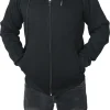 Hanorac barbati, Torobisi, model Class, material gros, vatuit, buzunare, gluga, negru