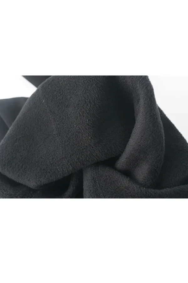 Colanti vatuiti dama, Vienetta, Casual Line, talie inalta, Negru - imagine 3