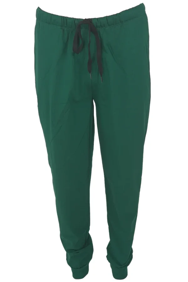 Pantaloni de pijama, barbati, Torobisi, model Clasic Man, bumbac, buzunare, snur, elastic, verde