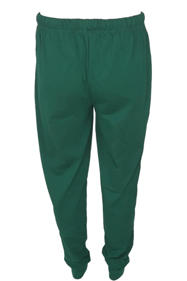 Pantaloni de pijama, barbati, Torobisi, model Clasic Man, bumbac, buzunare, snur, elastic, verde - imagine 2