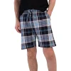 Pantaloni de pijama barbati, Vienetta Man, model Relax Fi, bumbac, carouri, buzunare, albastru